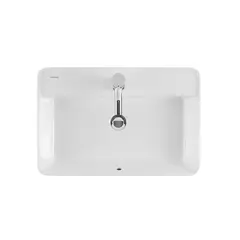 SANINDUSA Νιπτήρας Sanlife 60 x 40 εκ - Επικαθήμενοι στο  frantzisoe.gr