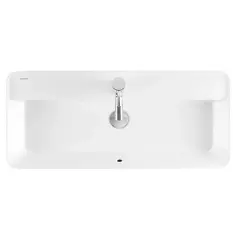 SANINDUSA Νιπτήρας Sanlife 80 x 35 εκ - Κρεμαστοί στο  frantzisoe.gr