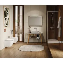 SANINDUSA Πακέτο Λεκάνη κρεμαστή Sanibold rimflush με κάλυμμα S/C - Κρεμαστές  στο  frantzisoe.gr