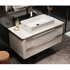 SANINDUSA Νιπτήρας Sanlife 60 x 40 εκ - Επικαθήμενοι στο  frantzisoe.gr