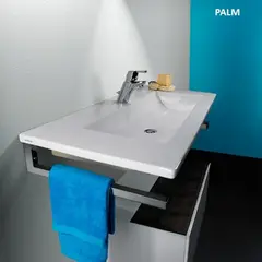 SANINDUSA Νιπτήρας Palm 50 εκ. - Κρεμαστοί στο  frantzisoe.gr