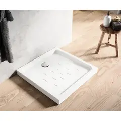SANINDUSA Ντουζιέρα πορσελάνης Moraira plus 90x90cm τετράγωνη - Ντουζιέρες πορσελάνης στο  frantzisoe.gr