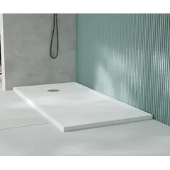 SANINDUSA Ντουζιέρα πορσελάνης Stepin 140x90cm με αντιολίσθιση -  Ντουζιέρες πορσελάνης slim στο  frantzisoe.gr