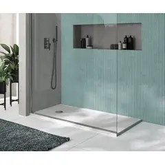 SANINDUSA Ντουζιέρα πορσελάνης Stepin 120x90cm με αντιολίσθιση -  Ντουζιέρες πορσελάνης slim στο  frantzisoe.gr