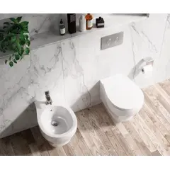 SANINDUSA Λεκάνη κρεμαστή Sanprojet rimflush - Κρεμαστές  στο  frantzisoe.gr
