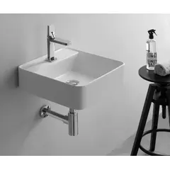 SANINDUSA Νιπτήρας Sanlife 40 x 40 εκ - Κρεμαστοί στο  frantzisoe.gr