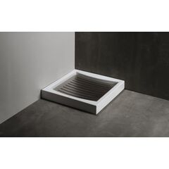 SANINDUSA Ντουζιέρα πορσελάνης Quadra 75x75cm τετράγωνη - Ντουζιέρες πορσελάνης στο  frantzisoe.gr