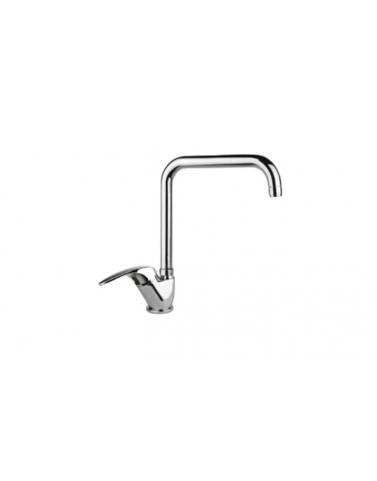 FIORE Max 1-hole sink mixer, side lever and L spout - Kitchen mixers στο  frantzisoe.gr