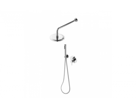 SANINDUSA New ícone 4 way concealed shower kit with round rosette - In-wall mixers στο  frantzisoe.gr