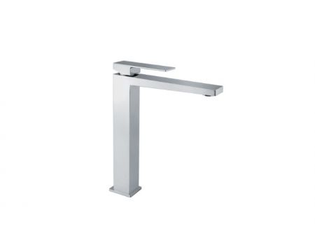 FIORE Kube basin mixer with Click Clack waste and long sprout - Basin mixers στο  frantzisoe.gr