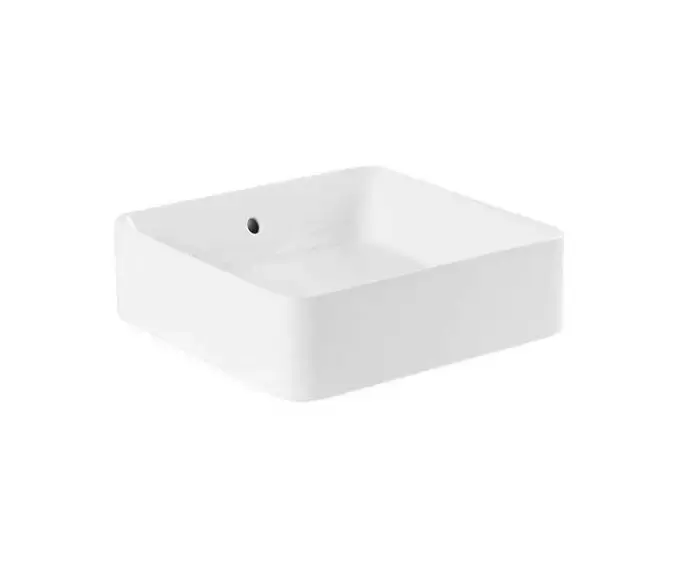 SANINDUSA Νιπτήρας Sanlife 40 x 40 εκ - Επικαθήμενοι στο  frantzisoe.gr
