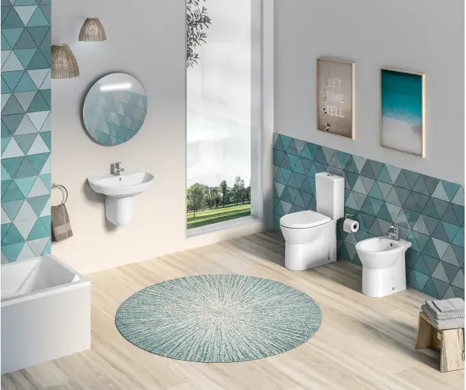 SANINDUSA Σετ λεκάνη χαμηλής πίεσης Easy 60 εκ. - Χαμηλής πίεσης  στο  frantzisoe.gr