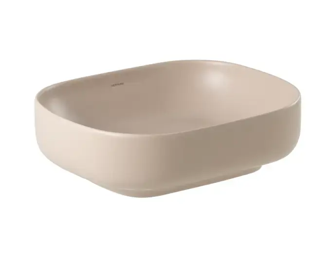 SANINDUSA Νιπτήρας επικαθήμενος Sanibold Taupe ματ - Επικαθήμενοι στο  frantzisoe.gr