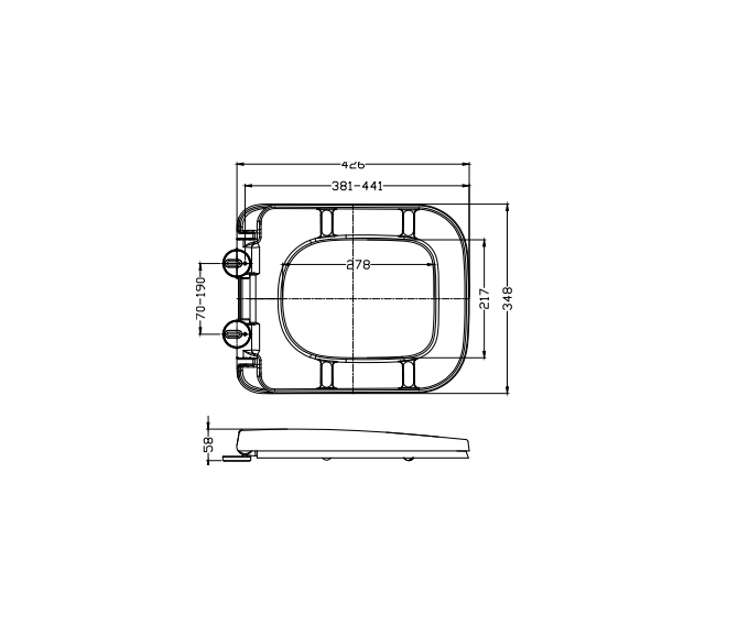 Κάλυμμα Nora Classic duroplast - Καλύμματα slim στο  frantzisoe.gr