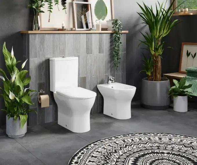 SANINDUSA Σετ λεκάνη Winner χαμηλής πίεσης rimflush - Χαμηλής πίεσης  στο  frantzisoe.gr