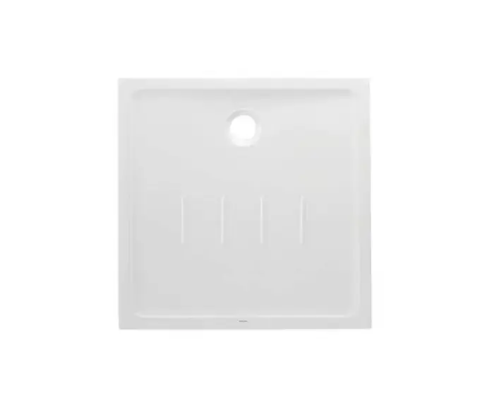 SANINDUSA Ντουζιέρα πορσελάνης Waterline 80x80cm τετράγωνη - Ντουζιέρες πορσελάνης στο  frantzisoe.gr