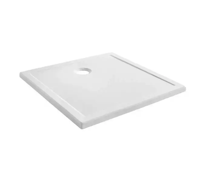 SANINDUSA Ντουζιέρα πορσελάνης Stepin 80x80cm δίχως αντιολίσθιση -  Ντουζιέρες πορσελάνης slim στο  frantzisoe.gr