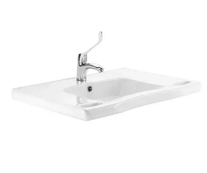 SANINDUSA Νιπτήρας  New WcCare 76X52 - ΑΜΕΑ στο  frantzisoe.gr