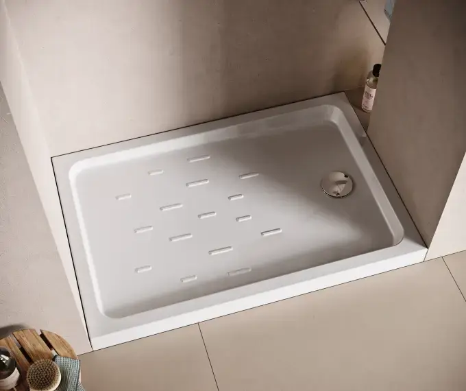 SANINDUSA Ντουζιέρα πορσελάνης Moraira plus 120x90cm ορθογώνια - Ντουζιέρες πορσελάνης στο  frantzisoe.gr