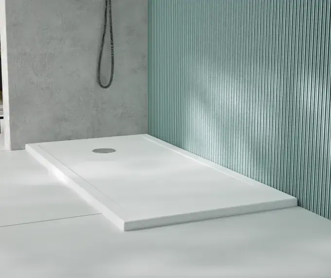 SANINDUSA Ντουζιέρα πορσελάνης Stepin 140x70cm με αντιολίσθιση -  Ντουζιέρες πορσελάνης slim στο  frantzisoe.gr