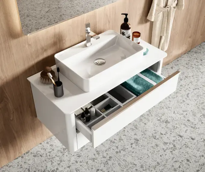 SANINDUSA Νιπτήρας Sanlife 60 x 40 εκ - Επικαθήμενοι στο  frantzisoe.gr