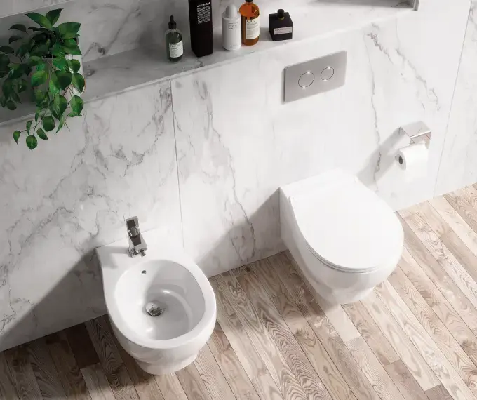 SANINDUSA Λεκάνη κρεμαστή Sanprojet rimflush - Κρεμαστές  στο  frantzisoe.gr