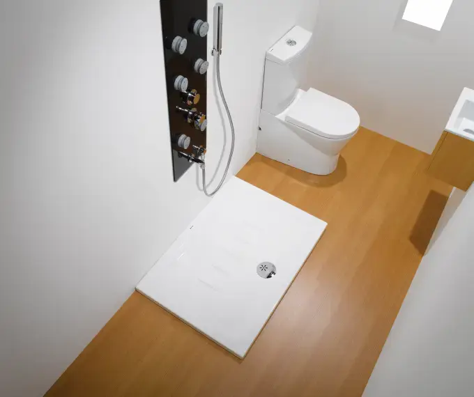 SANINDUSA Ντουζιέρα πορσελάνης Waterline 120x70cm - Ντουζιέρες πορσελάνης στο  frantzisoe.gr