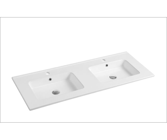 HARMONY Διπλός νιπτήρας επίπλων Arena 120x47x17 - Επίπλων στο  frantzisoe.gr