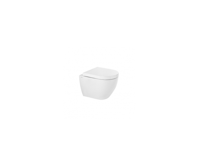 SANINDUSA Πακέτο Λεκάνη κρεμαστή Sanibold rimflush με κάλυμμα S/C Λευκό ματ - Κρεμαστές  στο  frantzisoe.gr