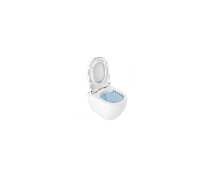 SANINDUSA Πακέτο Λεκάνη κρεμαστή Sanibold rimflush με κάλυμμα S/C Λευκό ματ - Κρεμαστές  στο  frantzisoe.gr