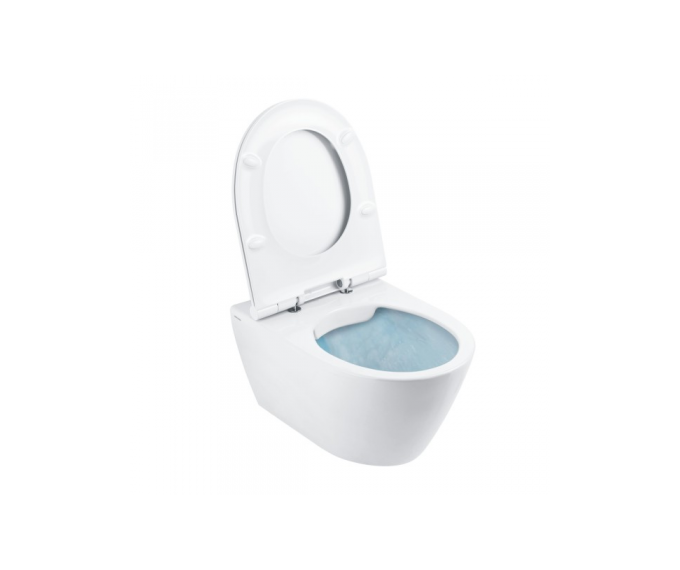 SANINDUSA Πακέτο Λεκάνη κρεμαστή Sanlife rimflush με κάλυμμα S/C - Κρεμαστές  στο  frantzisoe.gr