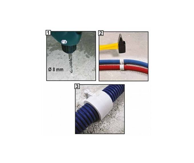 FIX - RING Στήριγμα σωλήνων Φ 25 Διπλό - Στηρίγματα σωλήνων FIX - RING  στο  frantzisoe.gr