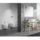 SANINDUSA Πακέτο Λεκάνη κρεμαστή Sanibold rimflush με κάλυμμα S/C Λευκό ματ - Κρεμαστές  στο  frantzisoe.gr