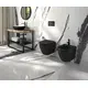 SANINDUSA Πακέτο Λεκάνη κρεμαστή Sanibold rimflush με κάλυμμα S/C Μαύρο ματ - Κρεμαστές  στο  frantzisoe.gr