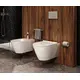 SANINDUSA Πακέτο Λεκάνη κρεμαστή Sanlife rimflush με κάλυμμα S/C Λευκό ματ - Κρεμαστές  στο  frantzisoe.gr