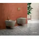 SANINDUSA Πακέτο Λεκάνη κρεμαστή Sanlife rimflush με κάλυμμα S/C Taupe ματ - Κρεμαστές  στο  frantzisoe.gr