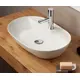SANINDUSA Νιπτήρας Sanlife 60 x 42 εκ - Επικαθήμενοι στο  frantzisoe.gr