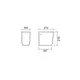 SANINDUSA Ημικολόνα για νιπτήρα Easy 28x20 - Κολώνες νιπτήρα στο  frantzisoe.gr