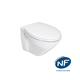 SANINDUSA Πακέτο Λεκάνη κρεμαστή Cetus rimflush με κάλυμμα S/C - Κρεμαστές  στο  frantzisoe.gr