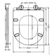 SANINDUSA Κάλυμμα Tulip slim duroplast - Καλύμματα slim στο  frantzisoe.gr